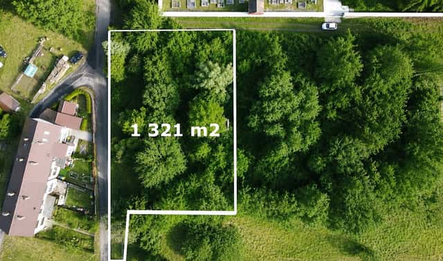 Prodej stavebního pozemku 1 321 m², Smilovy Hory, okres Tábor