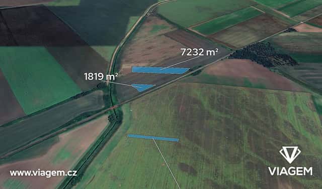 Prodej pole 1 726 m², Kostelní Lhota, okres Nymburk