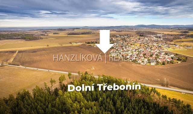 Prodej stavebního pozemku 2 948 m², Dolní Třebonín, okres Český Krumlov