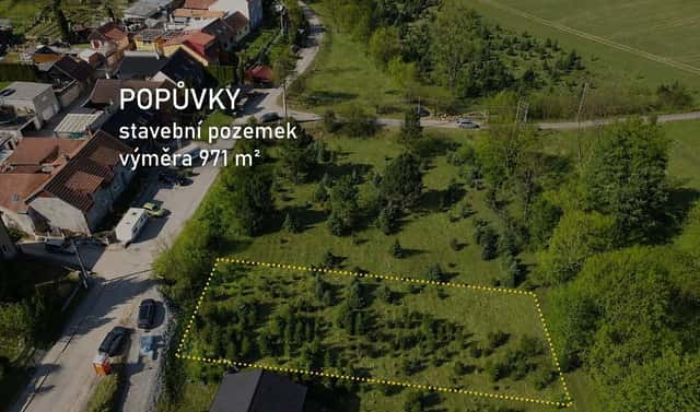Prodej stavebního pozemku 971 m², Popůvky, okres Brno-venkov