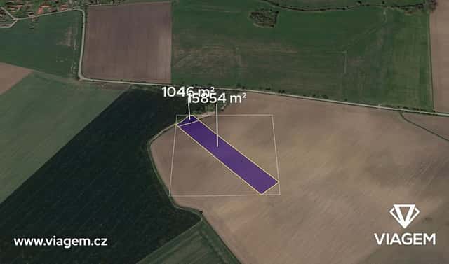 Prodej pole 1 690 m², Smidary, okres Hradec Králové