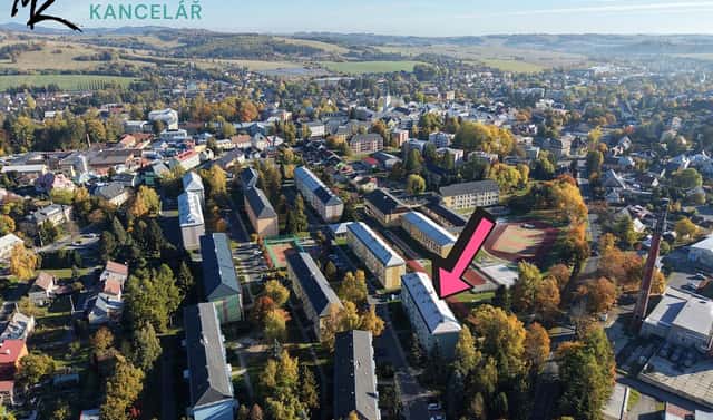 Prodej bytu 2+1 59 m², Větrná, Rýmařov, okres Bruntál