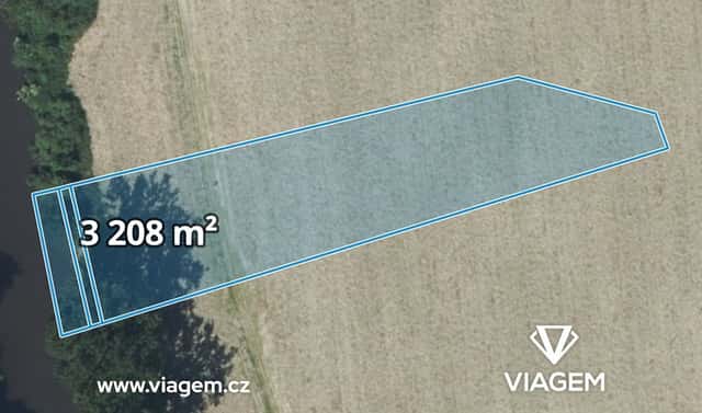 Prodej pole 2 807 m², Brodce, okres Mladá Boleslav