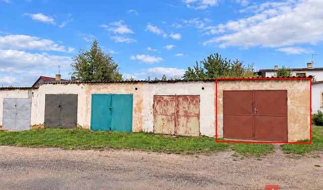PRODEJ GARÁŽE 22 m2 na vlastním pozemku VEJPRNICE, Vítěz. Nezvala, Vejprnice, okres Plzeň-sever