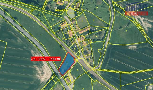 Prodej stavebního pozemku 1 466 m², Sedlice – Němčice, okres Strakonice