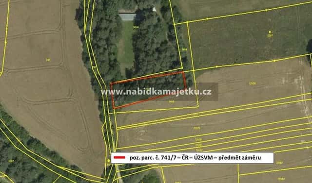 Prodej pozemku 1 221 m², Obora, okres Blansko