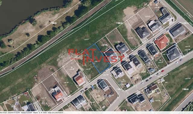 Prodej stavebního pozemku 837 m², Bořetice, okres Břeclav