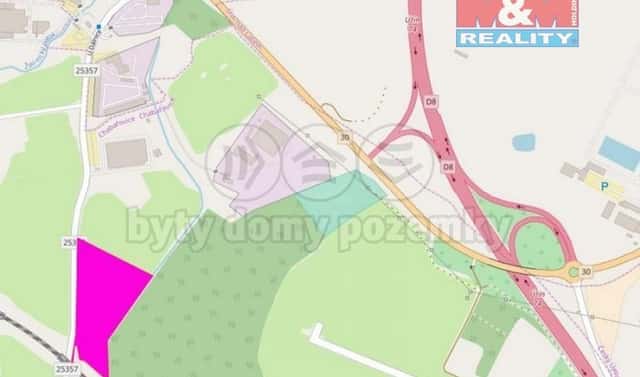 Prodej pozemku 26 584 m², Chabařovice, okres Ústí nad Labem