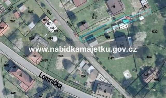 Prodej pozemku 276 m², Plesná, okres Cheb