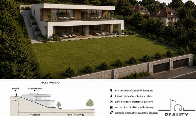 Prodej stavebního pozemku 737 m², Praha 5