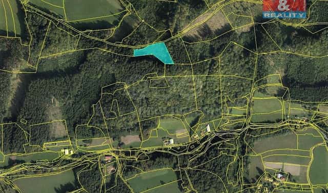 Prodej lesa 4 449 m², Leskovec, okres Vsetín