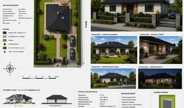 Prodej domu 91 m² s pozemkem 1 000 m², Kozomín, okres Mělník
