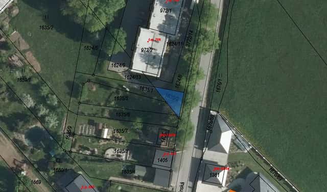 Prodej komerčního pozemku 33 m², Žirovnice, okres Pelhřimov