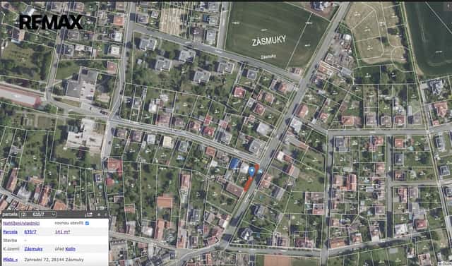 Prodej zahrady 141 m², Zásmuky, okres Kolín