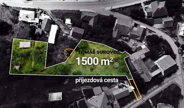 Prodej stavebního pozemku 1 500 m², Nedašov, okres Zlín