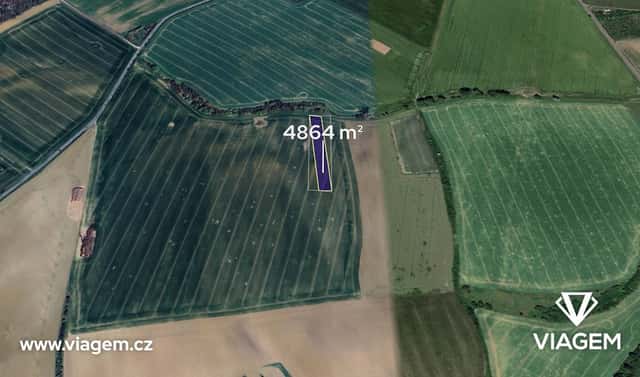 Prodej pole 972 m², Jarohněvice, okres Kroměříž