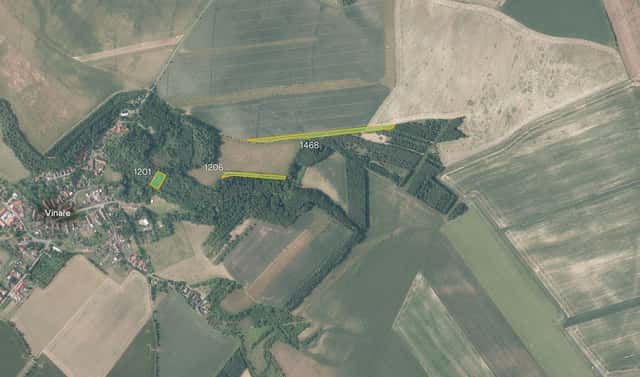 Prodej pole 8 667 m², Vinaře, okres Kutná Hora