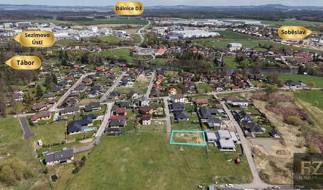 Prodej stavebního pozemku 664 m², Planá nad Lužnicí, okres Tábor