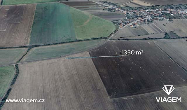 Prodej pole 1 350 m², Kněždub, okres Hodonín