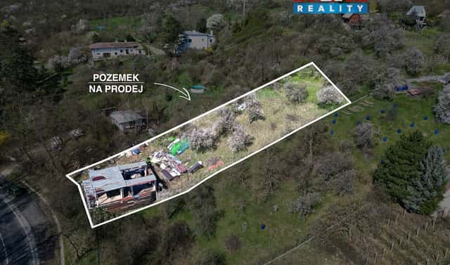Prodej zahrady 1 635 m², Želešice, okres Brno-venkov