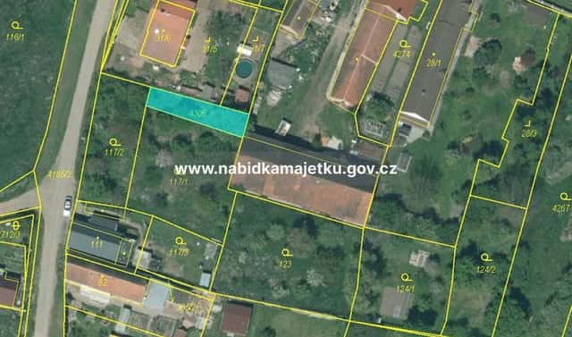 Prodej pozemku 134 m², Přehýšov, okres Plzeň-sever