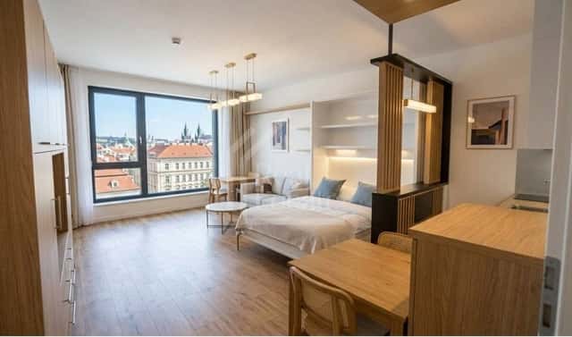 Pronájem bytu 1+kk 30 m², Na slupi, Praha 2