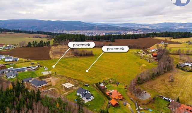 Prodej stavebního pozemku 6 841 m², Nebahovy, okres Prachatice