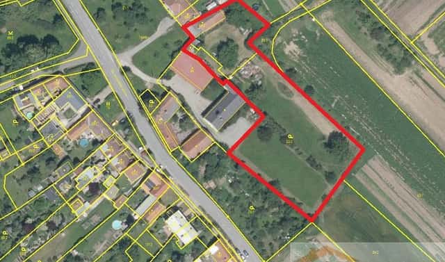 Prodej stavebního pozemku 5 475 m², Trpinky, Prostějov – Vrahovice