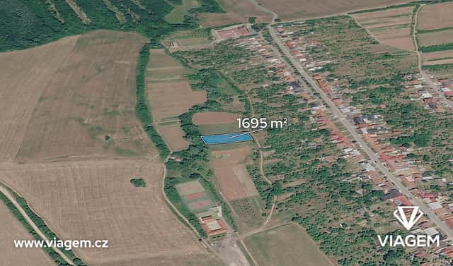Prodej pole 1 695 m², Korytná, okres Uherské Hradiště