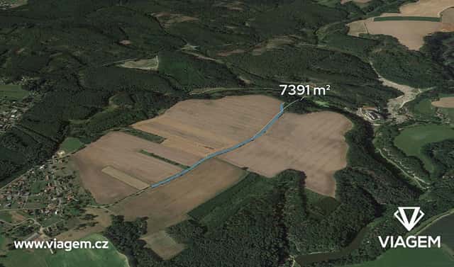 Prodej pole 369 m², Dobšín, okres Mladá Boleslav