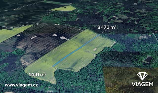 Prodej pole 1 101 m², Hostim, okres Znojmo