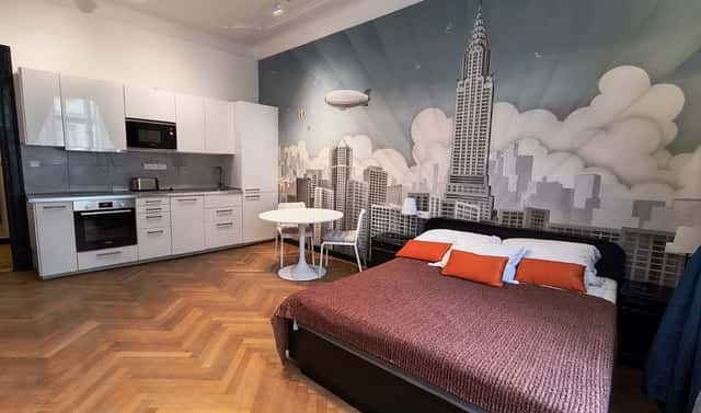 Pronájem bytu 1+kk 31 m², Hálkova, Praha 2 – Nové Město