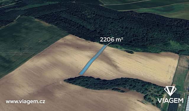 Prodej pole 2 206 m², Hovorany, okres Hodonín