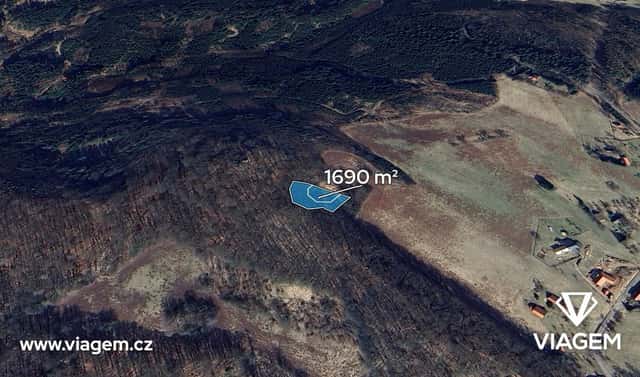 Prodej pole 1 690 m², Syřenov, okres Semily