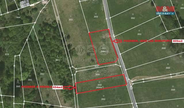 Prodej louky 654 m², Hrčava, okres Frýdek-Místek