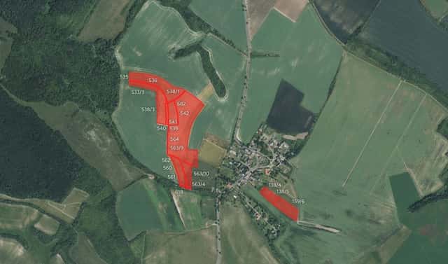 Prodej pole 104 397 m², Chotiněves – Jištěrpy, okres Litoměřice