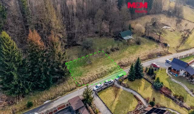 Prodej stavebního pozemku 600 m², Bystřička, okres Vsetín