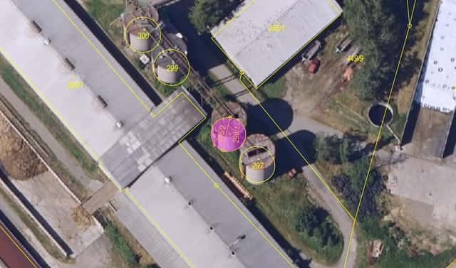 Zemědělská stavba bez čp/če – silo na parc. č. St. 298/1 a parc. č. St. 298/2, k.ú. Česká Bělá, okre, Česká Bělá, okres Havlíčkův Brod