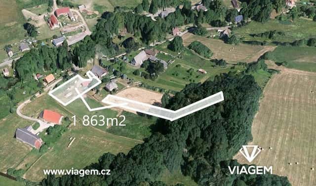 Prodej pole 465 m², Cvikov, okres Česká Lípa