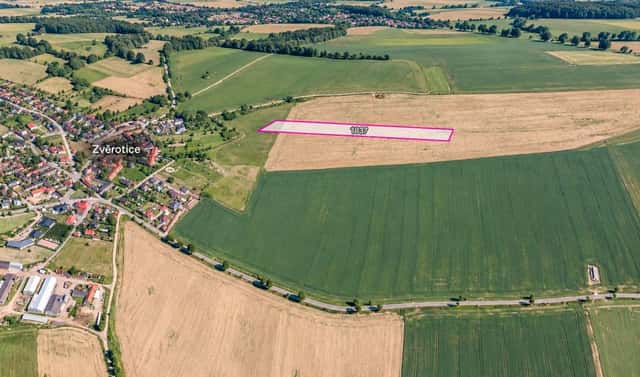 Prodej pole 18 896 m², Zvěrotice, okres Tábor