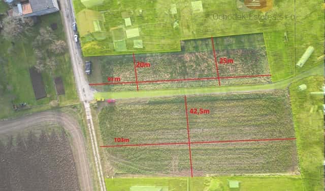 Prodej stavebního pozemku 6 449 m², Kyselovice, okres Kroměříž