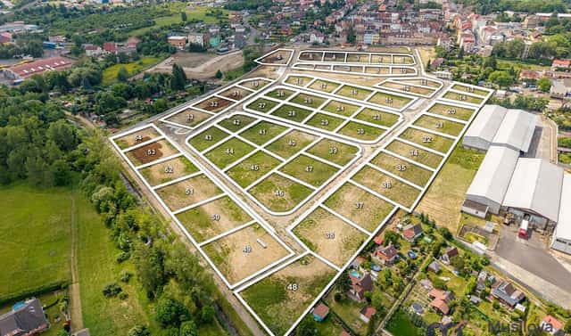 Prodej stavebního pozemku 896 m², Vrchoslavská, Novosedlice, okres Teplice