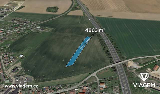 Prodej pole 911 m², Brodce, okres Mladá Boleslav