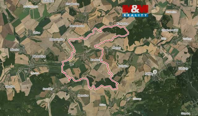 Prodej pole 2 004 m², Brankovice, okres Vyškov
