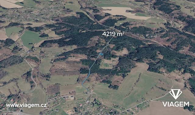 Prodej lesa 881 m², Železný Brod, okres Jablonec nad Nisou