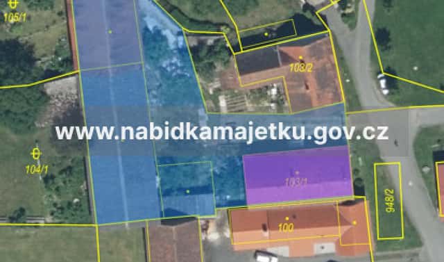 Prodej stavebního pozemku 1 488 m², Blížejov, okres Domažlice