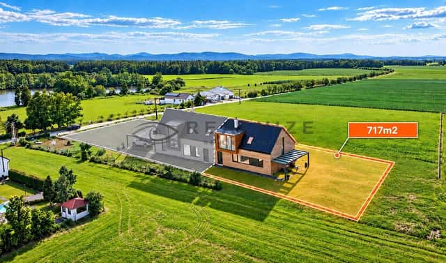 Prodej stavebního pozemku 717 m², Pištín – Zálužice, okres České Budějovice