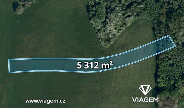 Prodej pole 5 312 m², Částkov, okres Uherské Hradiště