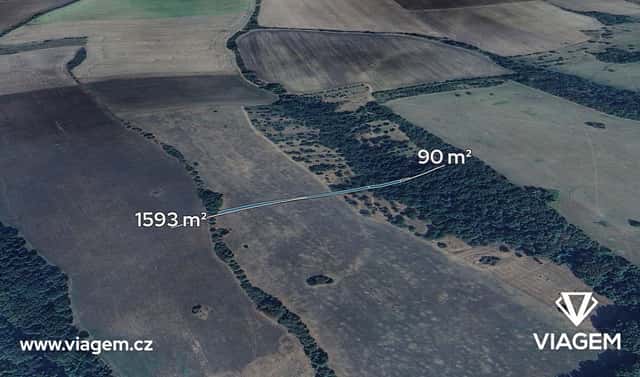 Prodej pole 420 m², Kněždub, okres Hodonín