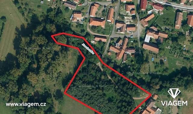 Prodej lesa 1 085 m², Chroustovice, okres Chrudim
